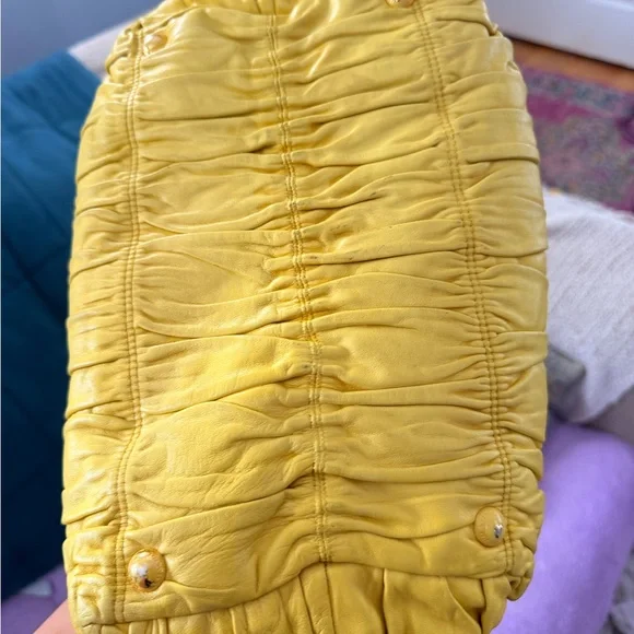 Prada Nappa Gaufre Leather Bag With Bow Accent - Picture 7 of 12